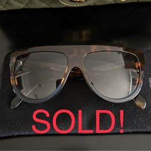 Celine Flat top sunglasses (CL41026S FU9DV 58) 100% authentic